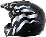 AFX FX-17 Helmet - Flag - Stealth - 3XL - Part Number 0110-7629