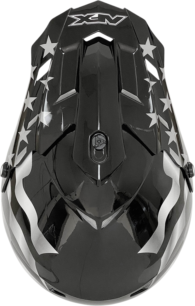 AFX FX-17 Helmet - Flag - Stealth - 3XL - Part Number 0110-7629