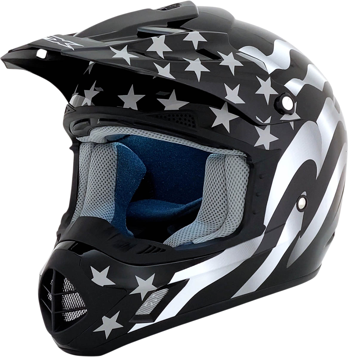AFX FX-17 Helmet - Flag - Stealth - 3XL - Part Number 0110-7629