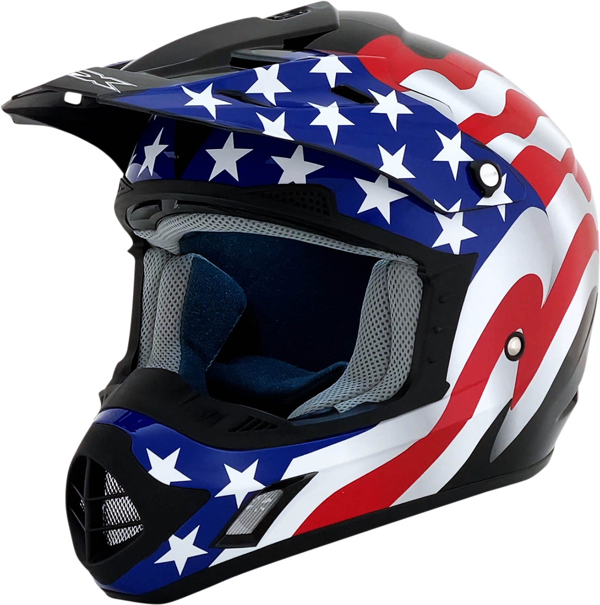 AFX FX-17 Helmet - Flag Design - Black - 4XL - Part 0110-7632