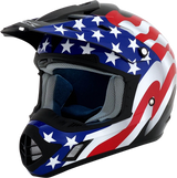 AFX FX-17 Helmet - Flag Design - Black - 4XL - Part 0110-7632