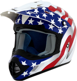 AFX FX-17 Helmet - Flag - White - 4XL - Part 0110-7634