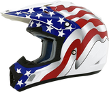 AFX FX-17 Helmet - Flag - White - 4XL - Part 0110-7634