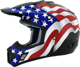 AFX FX-17 Helmet - Flag - Black - 3XL - Part Number 0110-7631