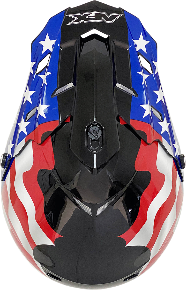 AFX FX-17 Helmet - Flag - Black - 3XL - Part Number 0110-7631