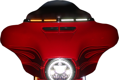 Custom Dynamics Windshield Trim - Black CD-WT2-05-B - Cycle City Outdoors