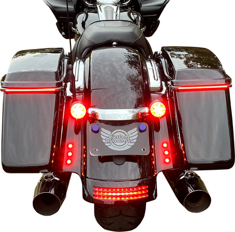 Custom Dynamics LED Lights - Red - Polished CD-BOLT-R2-P - Cycle City Outdoors