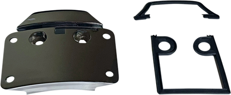 Custom Dynamics License Plate Mount - CVO - Chrome CD-CVO-MOUNT-C - Cycle City Outdoors