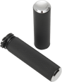 ARLEN NESS Knurled Grips - Cable - Chrome 07-324