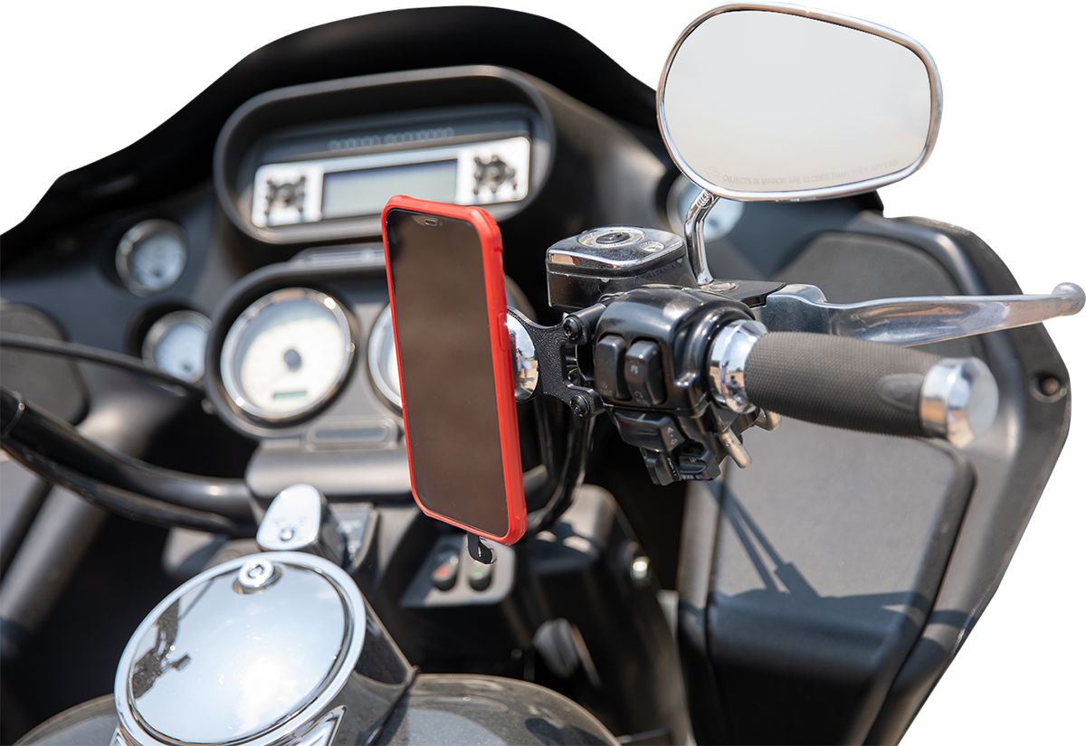 KLOCK WERKS Handlebar Mount - iOmount* - Chrome KWD-01-0605-C