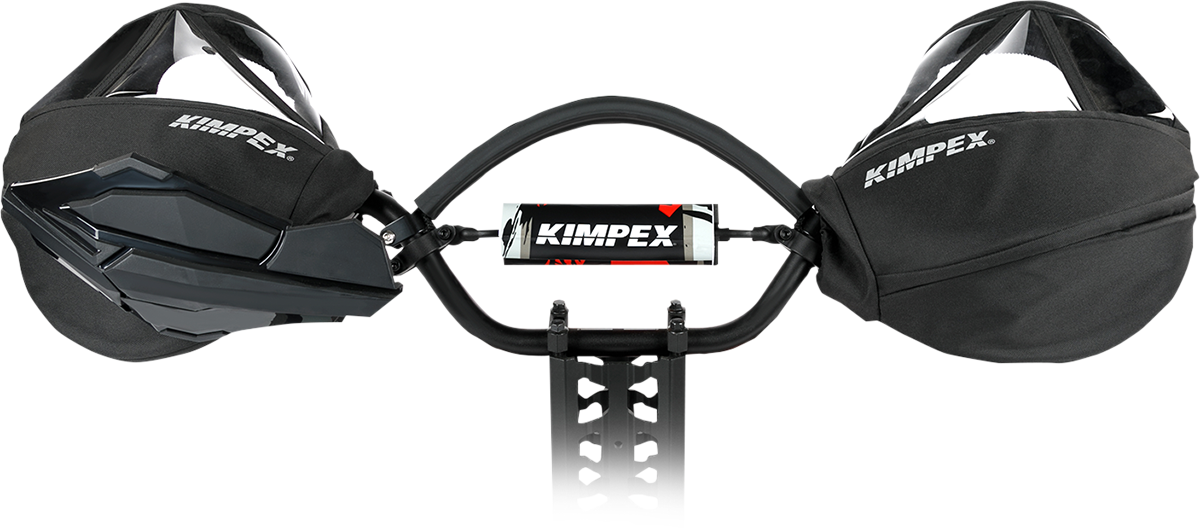 KIMPEX Snow Muff with Window 370292 - Waterproof & Adjustable for Snowmobiles