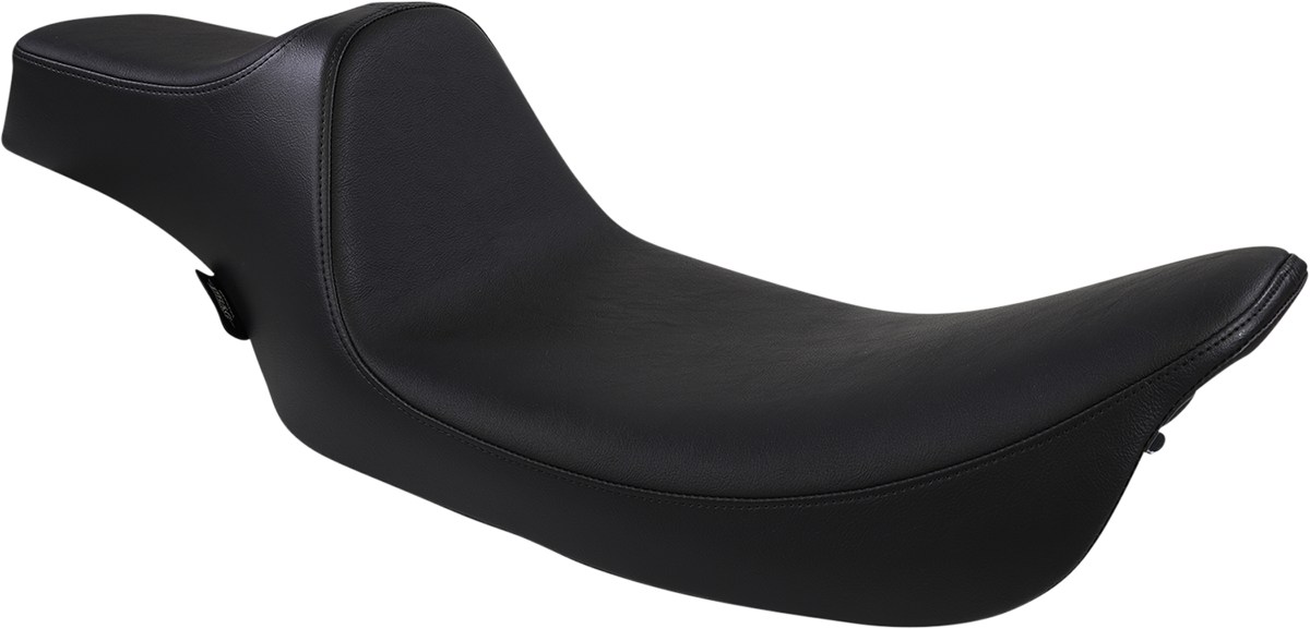 DRAG SPECIALTIES Extended Reach Predator III Seat - Smooth - Black - FL '99-'07 08011368 - Cycle City Outdoors