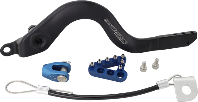 MOOSE RACING Brake Pedal - Blue - Yamaha 82-0225-21-22 - Cycle City Outdoors