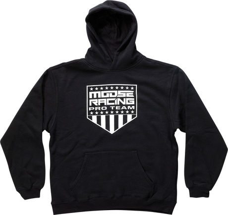 MOOSE RACING Youth Pro Team Hoodie - Black - Small 3052-0629 - Cycle City Outdoors