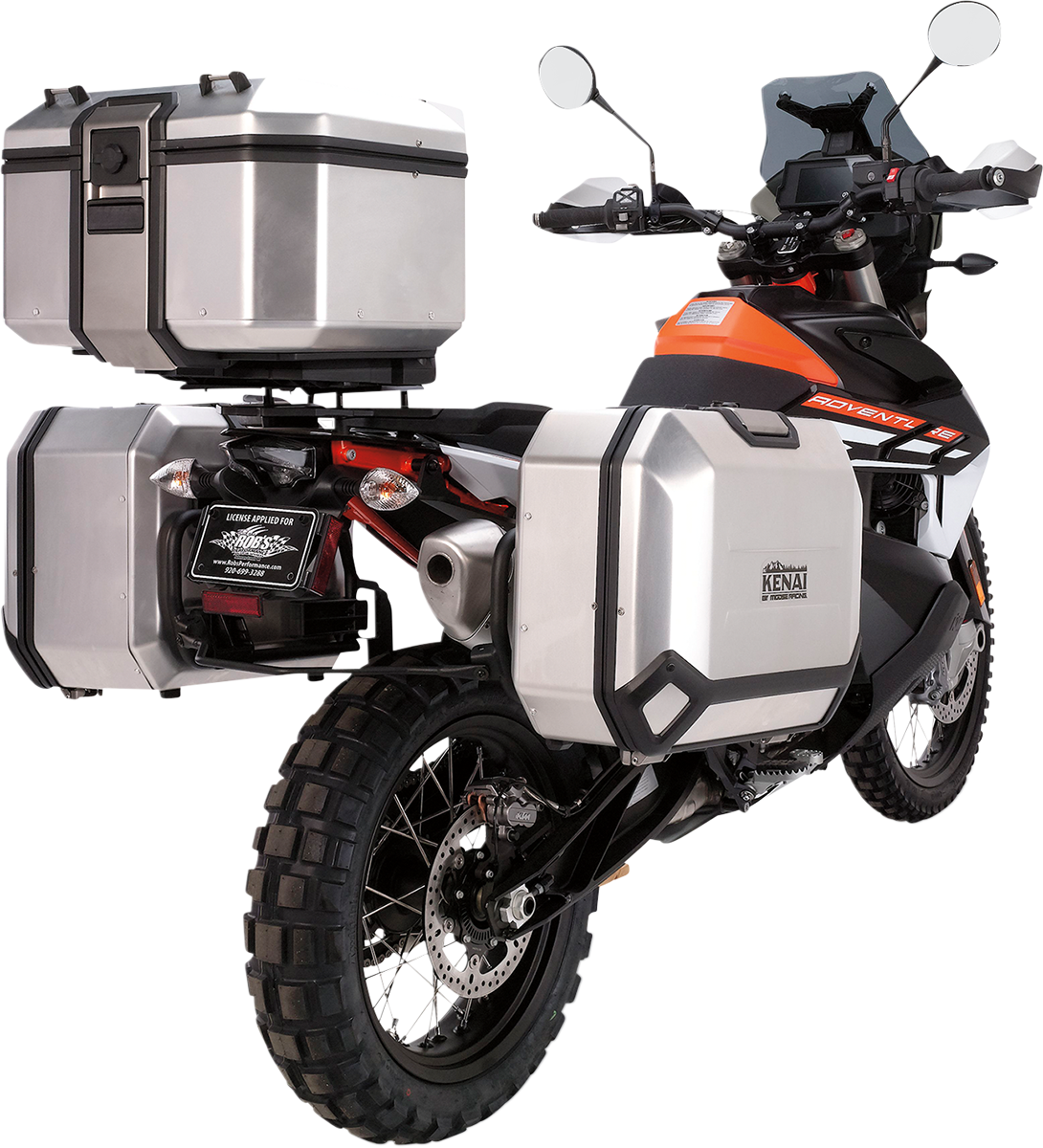 MOOSE RACING Kenai Case 36 - Right - Silver D0TR36100RKM - Cycle City Outdoors