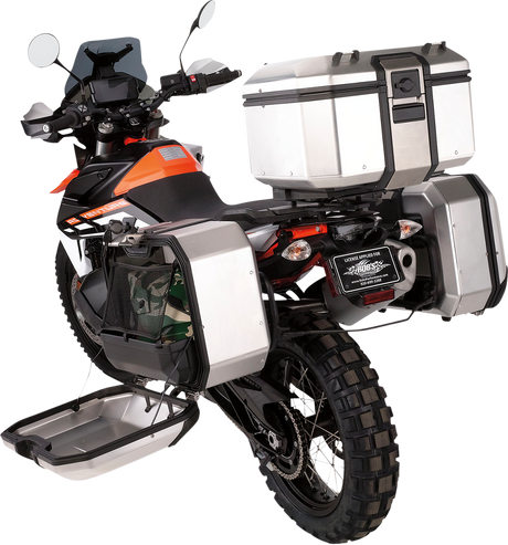 MOOSE RACING Kenai Top Case - 37 Liter - Silver D0TR37100KM - Cycle City Outdoors