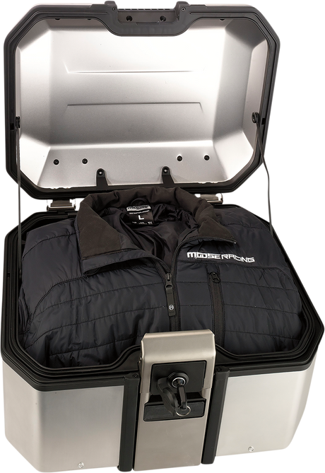 MOOSE RACING Kenai Top Case - 37 Liter - Silver D0TR37100KM - Cycle City Outdoors