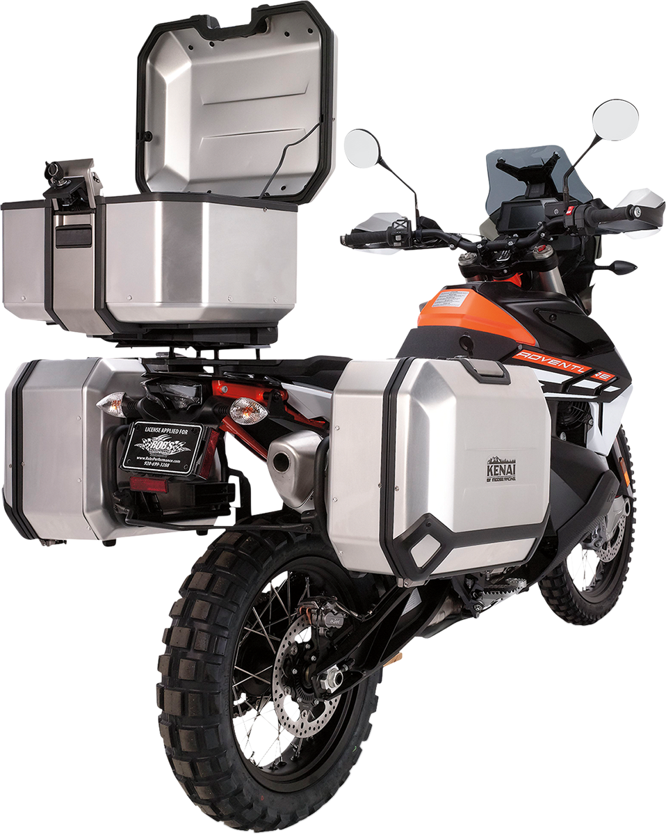 MOOSE RACING Kenai Case 36 - Right - Silver D0TR36100RKM - Cycle City Outdoors