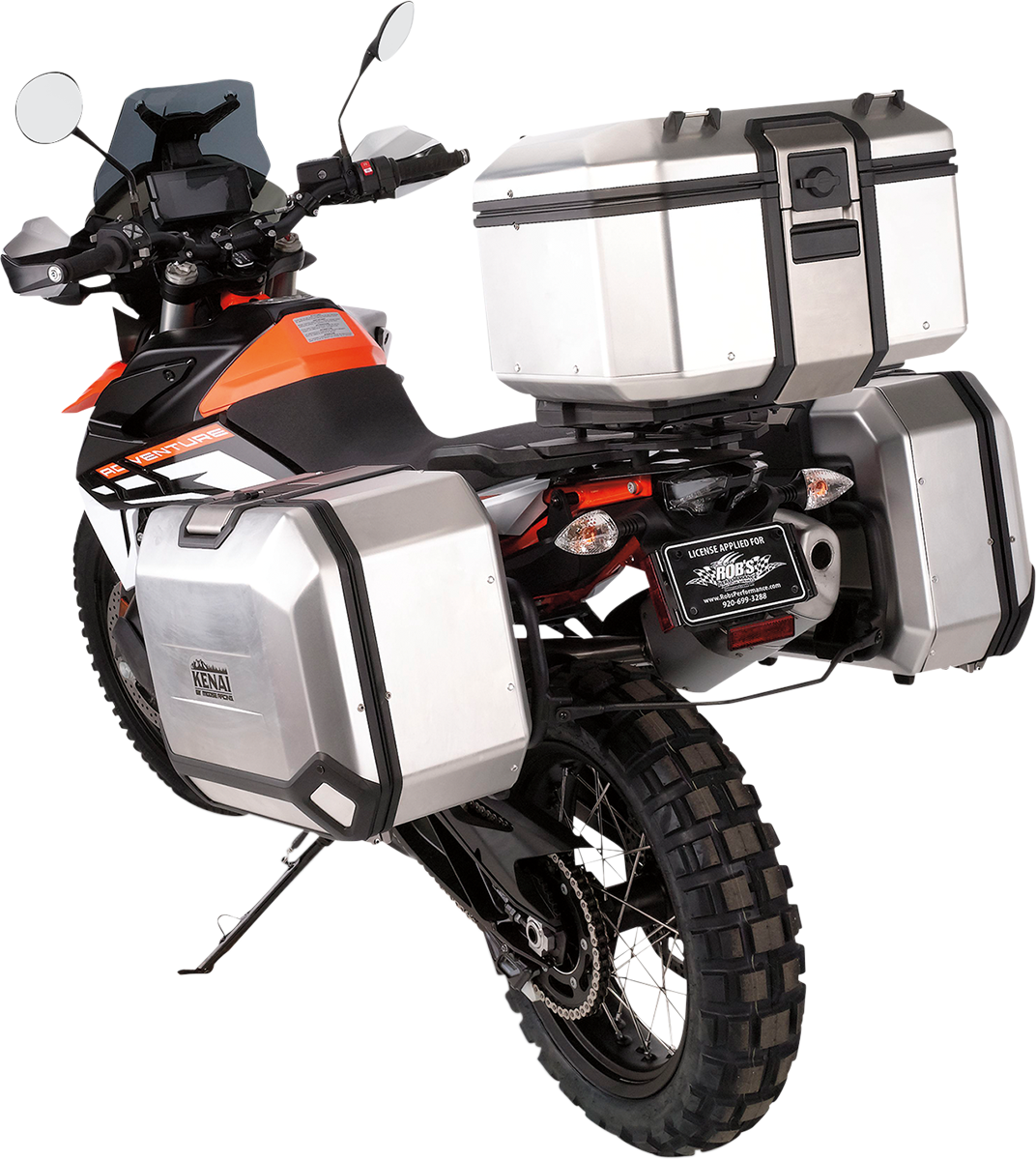 MOOSE RACING Kenai Top Case - 37 Liter - Silver D0TR37100KM - Cycle City Outdoors