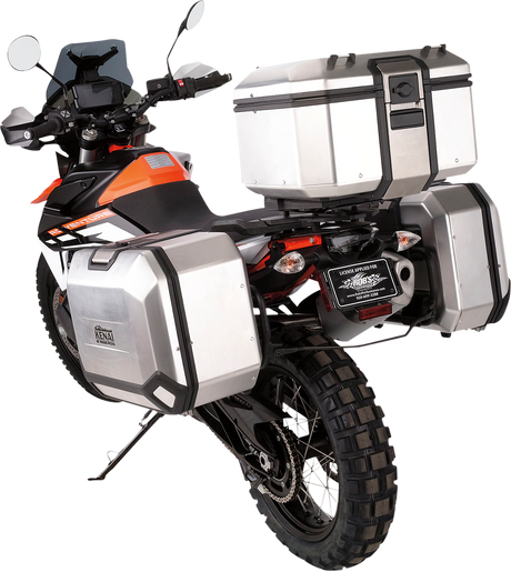 MOOSE RACING Kenai Top Case - 37 Liter - Silver D0TR37100KM - Cycle City Outdoors