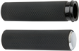 ARLEN NESS Knurled Grips - TBW - Chrome 07-326