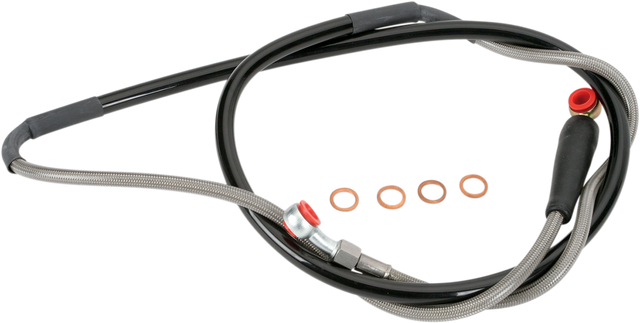 MOOSE RACING Brake Line - Front - Stainless Steel - Yamaha Y01-1-043/P - Cycle City Outdoors