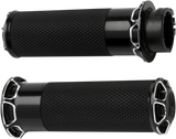 ARLEN NESS Beveled Grips - TBW - Black 07-329