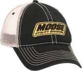 MOOSE RACING MUD Snapback Hat - Black 2501-2468 - Cycle City Outdoors