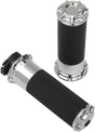 ARLEN NESS Beveled Grips - Cable - Chrome 07-330