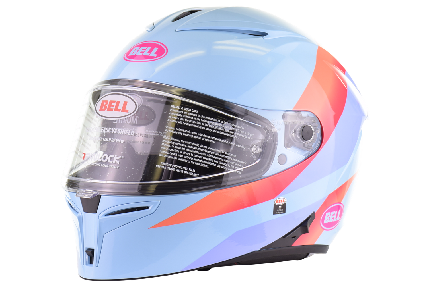 bell cycling helmet blue Bell Lithium Passion Helmet - Blue/Pink