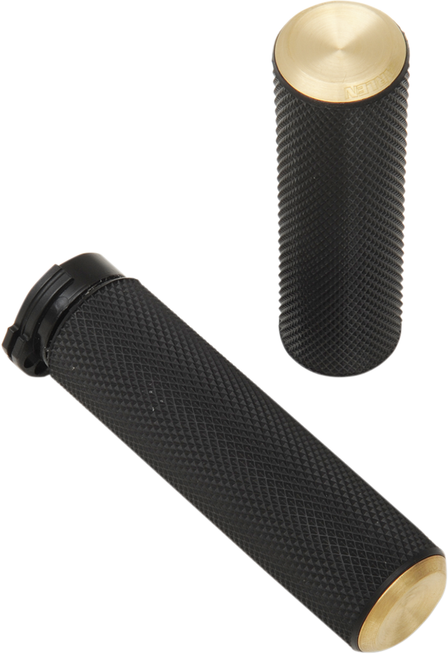 ARLEN NESS Knurled Grips - Cable - Brass 07-332
