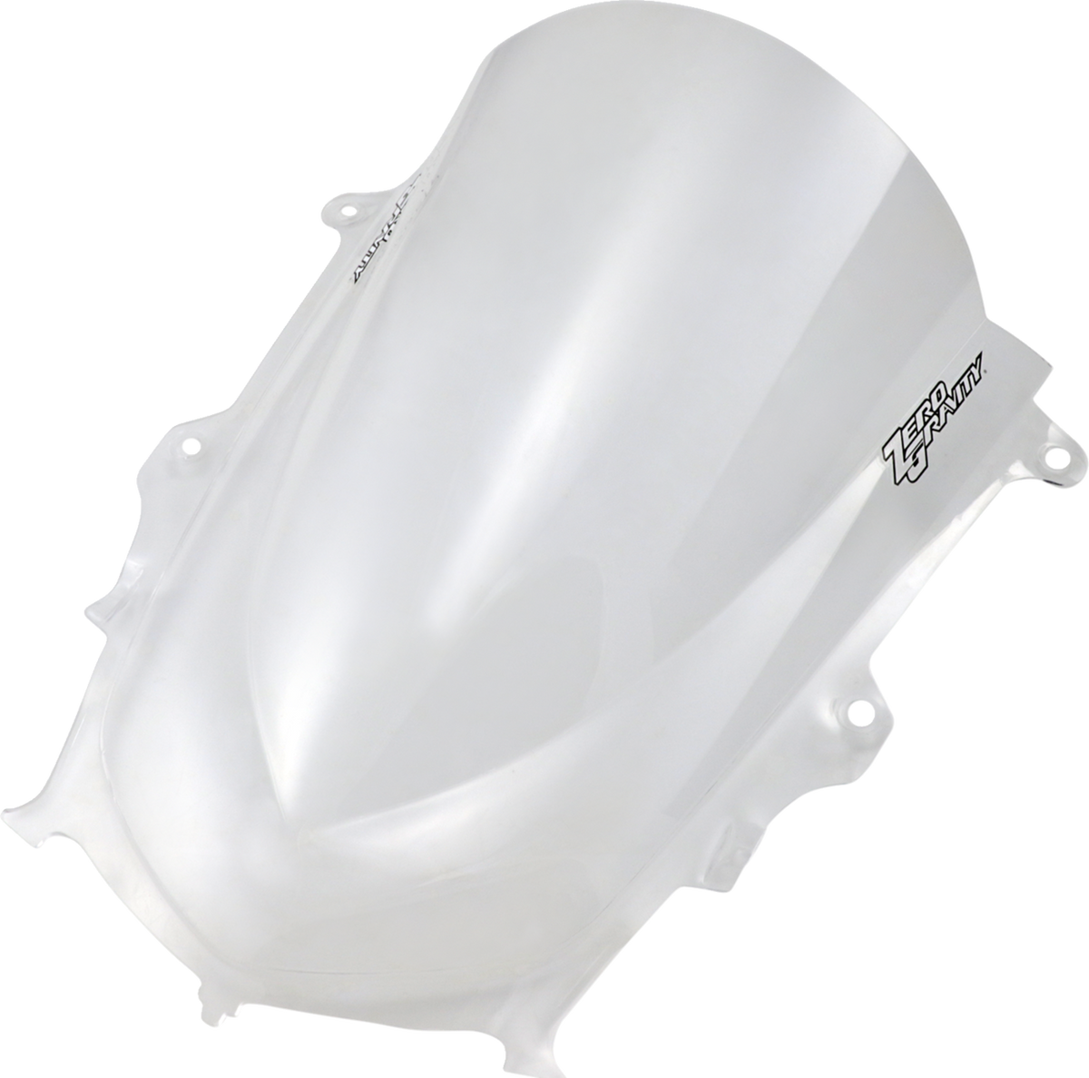 Zero Gravity 16-542M-01 Double Bubble Windscreen - Clear - R1 | Street