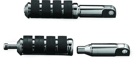 Kuryakyn Male Mount 2-1/2inch Footpeg Extension Chrome (Pair) - Cycle City Outdoors