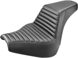 SADDLEMEN Step-Up Seat - Front Tuck-n-Roll - Black - FXBR/S '18-'20 - Part 818-31-171