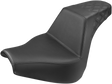 SADDLEMEN Step-Up Seat - Rear Lattice Stitch - Black - FXBR/S '18-'20 818-31-173