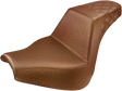 SADDLEMEN Step-Up Seat - Rear Lattice Stitch - Brown - FXBR/S '18-'20 818-31-173BR