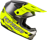 Youth Kinetic Surge Helmet Grey/Hi Vis Ys