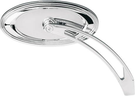 ARLEN NESS Mirror - Side View - Stepped - Oval - Chrome 13-044