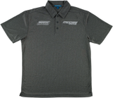 MOOSE RACING Polo Shirt - Heather Charcoal - 2XL 3040-2658 - Cycle City Outdoors