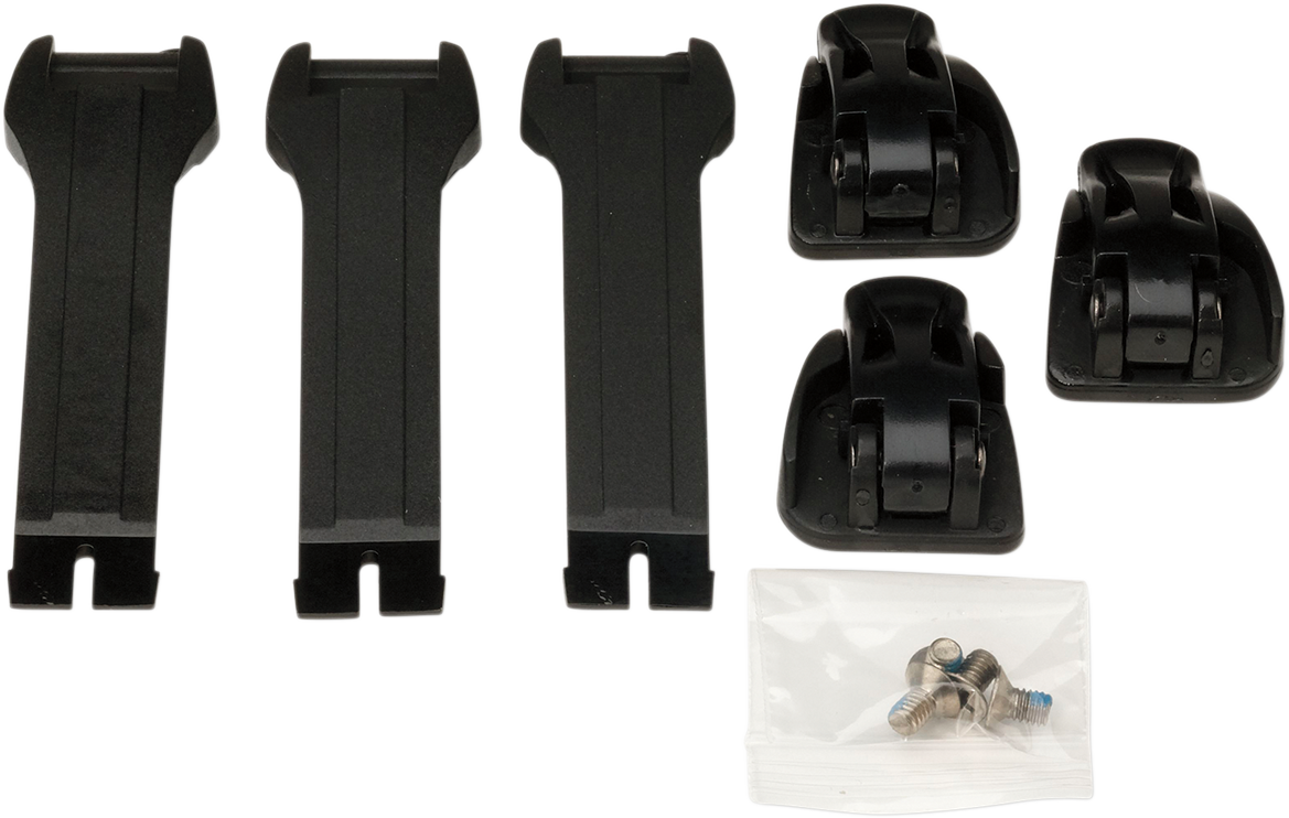 MOOSE RACING Strap/Buckle Kit - Black 3430-0842 - Cycle City Outdoors