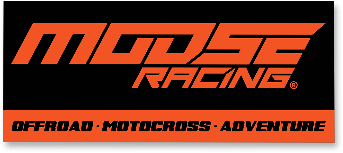 MOOSE RACING Track Banner - 7' - Black 9905-0066 - Cycle City Outdoors