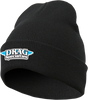 THROTTLE THREADS Drag Specialties Stocking Cap - Black DRG23B12BKOR - Cycle City Outdoors