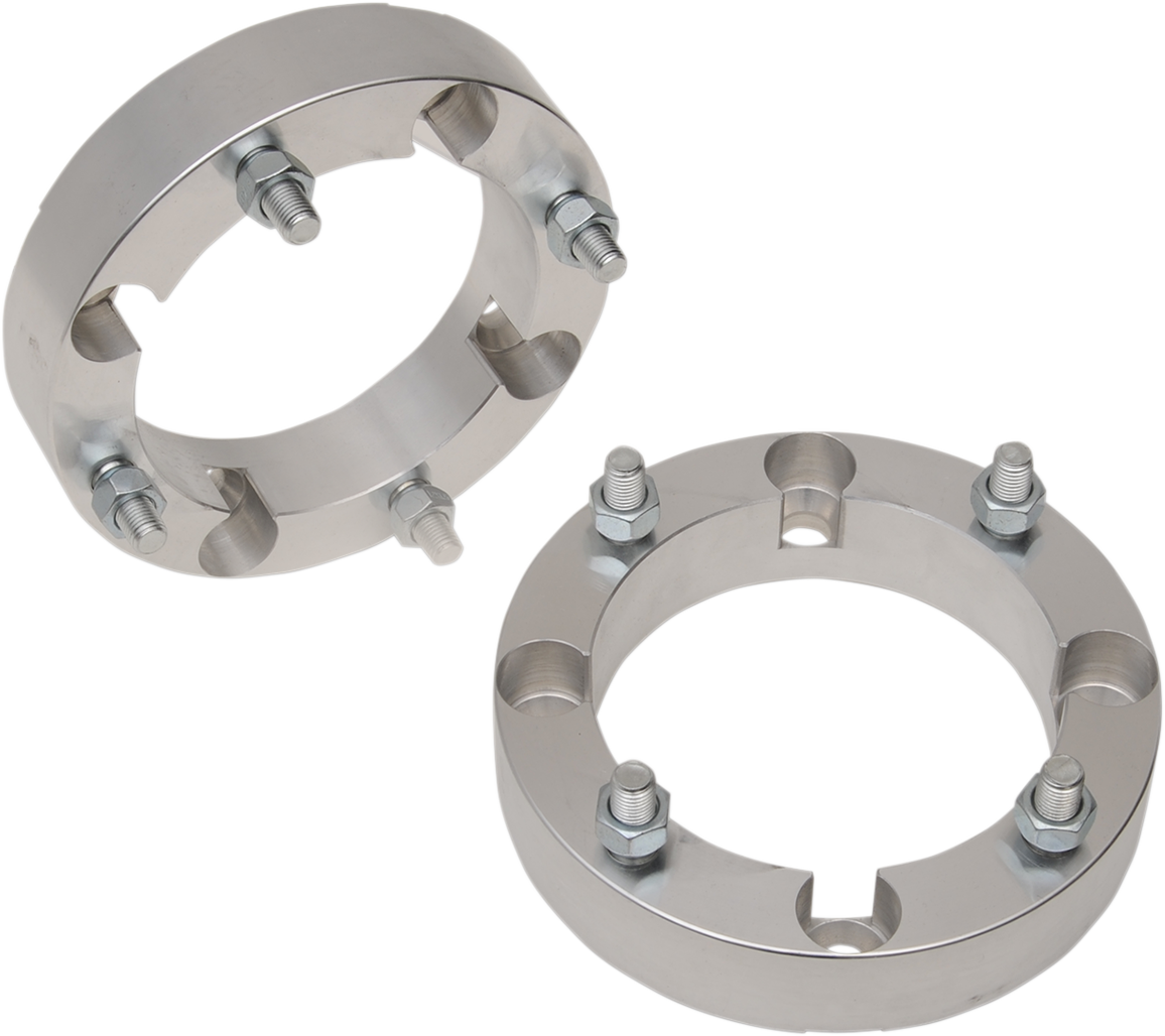 MOOSE UTILITY Wheel Spacers - with Studs - 4/110 - 1-1/2" - 12 mm x 1.25 MO41104110-1.5-12