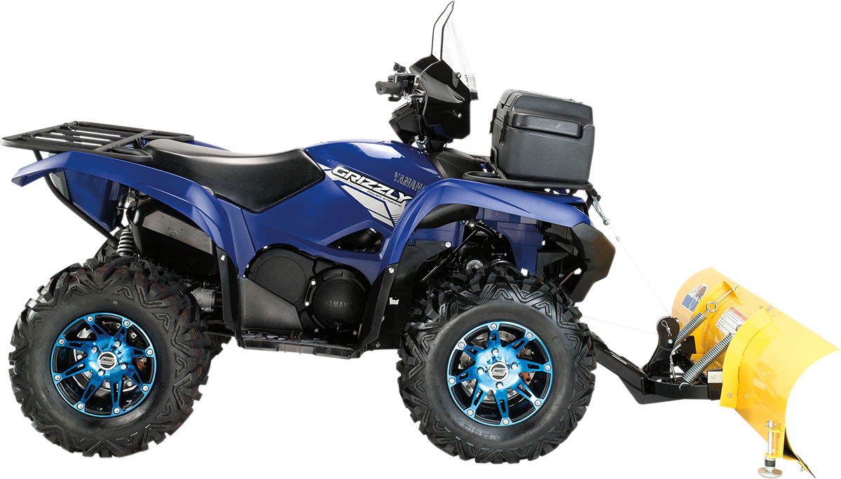MOOSE UTILITY Wheel - 387X - Rear - Anodized Blue/Black - 14x8 - 4/110 - 4+4 387ML148110BWB4