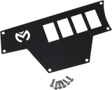 MOOSE UTILITY Dash Plate - Large - Left - Black 100-4360-PU