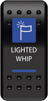 MOOSE UTILITY Rocker Switch - Lighted Whip WHP-PWR