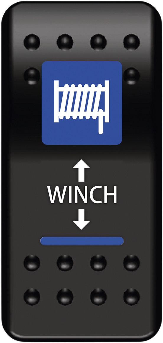 MOOSE UTILITY Rocker Switch - Winch MOOSE WN-I-O