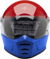 BILTWELL Lane Splitter Helmet - Podium - Gloss Red/White/Blue - XL 1004-549-105