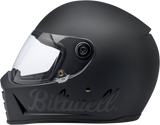 BILTWELL Lane Splitter Helmet - Factory - Flat Black - XS 1004-638-101