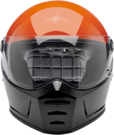 BILTWELL Lane Splitter Helmet - Podium - Gloss Orange/Gray/Black - 2XL 1004-550-106
